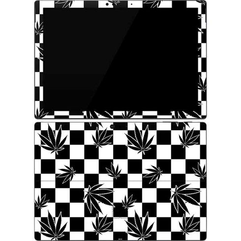 Marijuana Checkered Surface Pro 7 Skin