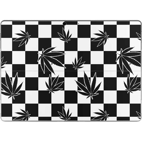 Marijuana Checkered Surface Pro 9 Skin