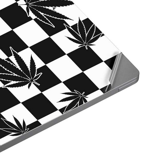 Marijuana Checkered Universal Laptop 15in (12.2 x 8.8in) Skin