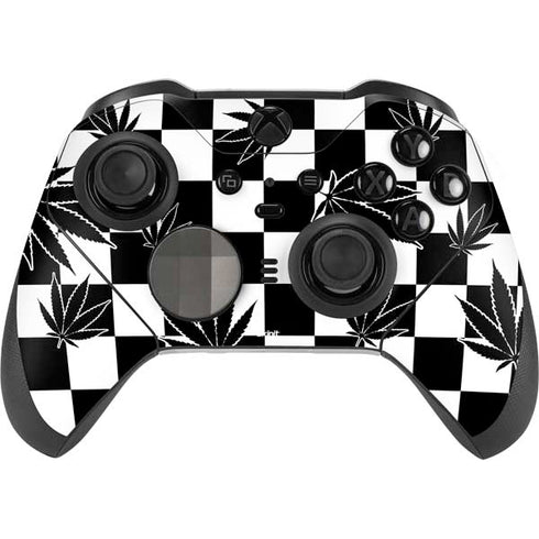 Marijuana Checkered Xbox Elite Wireless Controller Series 2 Skin