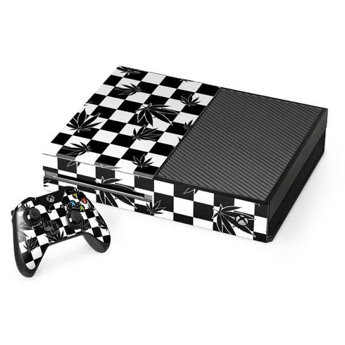 Marijuana Checkered Xbox One Console and Controller Bundle Skin