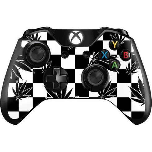 Marijuana Checkered Xbox One Controller Skin