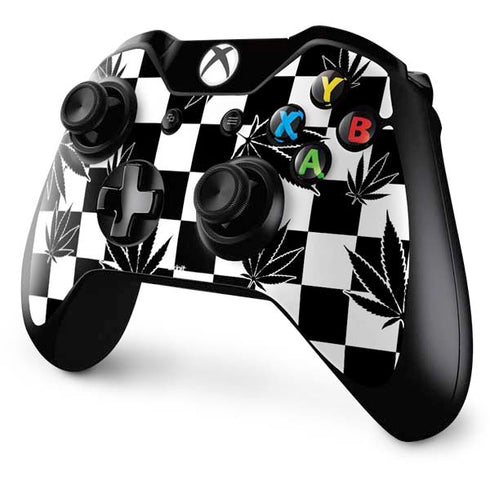 Marijuana Checkered Xbox One Controller Skin