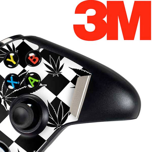 Marijuana Checkered Xbox One Controller Skin
