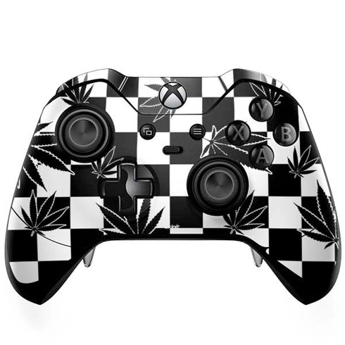 Marijuana Checkered Xbox One Elite Controller Skin