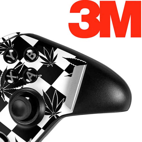 Marijuana Checkered Xbox One Elite Controller Skin