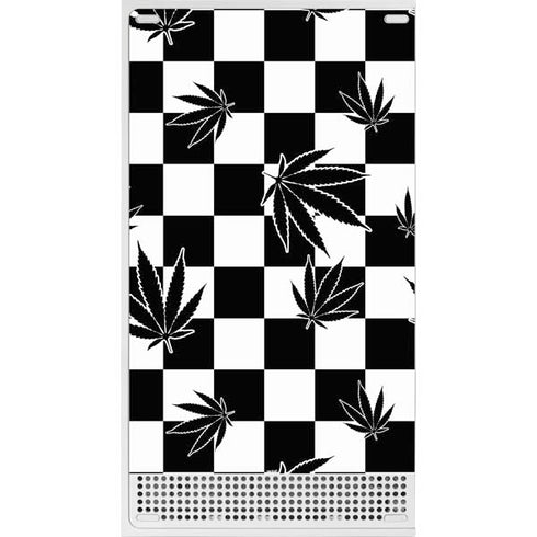 Marijuana Checkered Xbox Series S Console Skin