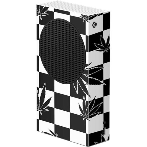Marijuana Checkered Xbox Series S Console Skin