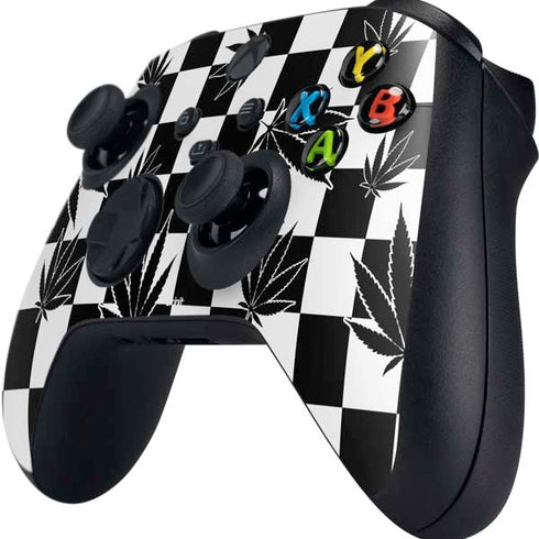 Marijuana Checkered Xbox Series X Controller Skin