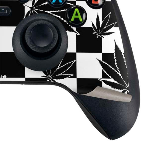 Marijuana Checkered Xbox Series X Controller Skin
