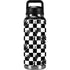 Marijuana Checkered YETI Rambler 36oz Bottle Skin