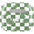 Marijuana Green Checkered Apple AirPods (3rd Gen 2021) Skin