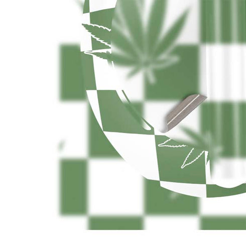Marijuana Green Checkered Bose Noise Cancelling Headphones 700 Skin