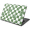 Marijuana Green Checkered Dell Chromebook Skin