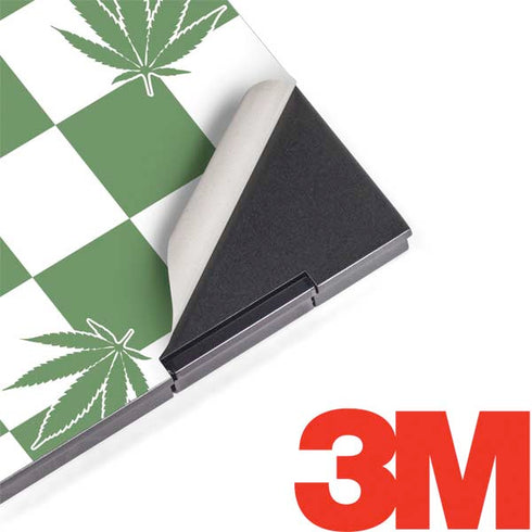 Marijuana Green Checkered HP Envy Skin