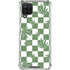 Marijuana Green Checkered Galaxy A12 Clear Case