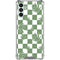 Marijuana Green Checkered Galaxy A13 5G Clear Case