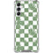 Marijuana Green Checkered Galaxy A15 5G Clear Case