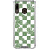 Marijuana Green Checkered Galaxy A30 Clear Case