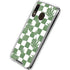 Marijuana Green Checkered Galaxy A30 Clear Case
