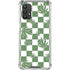 Marijuana Green Checkered Galaxy A32 5G Clear Case