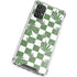 Marijuana Green Checkered Galaxy A32 5G Clear Case