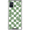 Marijuana Green Checkered Galaxy A51 5G Clear Case
