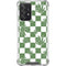 Marijuana Green Checkered Galaxy A52 5G Clear Case