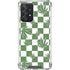 Marijuana Green Checkered Galaxy A52 5G Clear Case