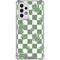 Marijuana Green Checkered Galaxy A53 5G Clear Case
