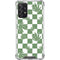 Marijuana Green Checkered Galaxy A72 5G Clear Case