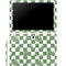 Marijuana Green Checkered Galaxy Book 12in Skin