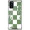 Marijuana Green Checkered Galaxy Note20 5G Clear Case