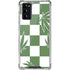 Marijuana Green Checkered Galaxy Note20 5G Clear Case