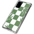 Marijuana Green Checkered Galaxy Note20 5G Clear Case