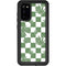 Marijuana Green Checkered Galaxy S20 Waterproof Case