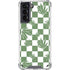 Marijuana Green Checkered Galaxy S21 5G Clear Case