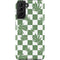 Marijuana Green Checkered Galaxy S21 FE Pro Case