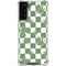 Marijuana Green Checkered Galaxy S21 Plus 5G Clear Case