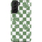 Marijuana Green Checkered Galaxy S21 Plus 5G Pro Case