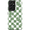 Marijuana Green Checkered Galaxy S21 Ultra 5G Pro Case