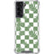 Marijuana Green Checkered Galaxy S22 Clear Case