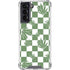 Marijuana Green Checkered Galaxy S22 Clear Case