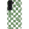 Marijuana Green Checkered Galaxy S22 Pro Case