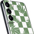 Marijuana Green Checkered Galaxy S22 Skin