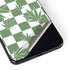 Marijuana Green Checkered Galaxy S22 Skin