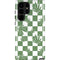 Marijuana Green Checkered Galaxy S22 Ultra Pro Case