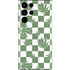Marijuana Green Checkered Galaxy S22 Ultra Skin