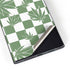Marijuana Green Checkered Galaxy S22 Ultra Skin