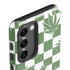 Marijuana Green Checkered Galaxy S23 Pro Case